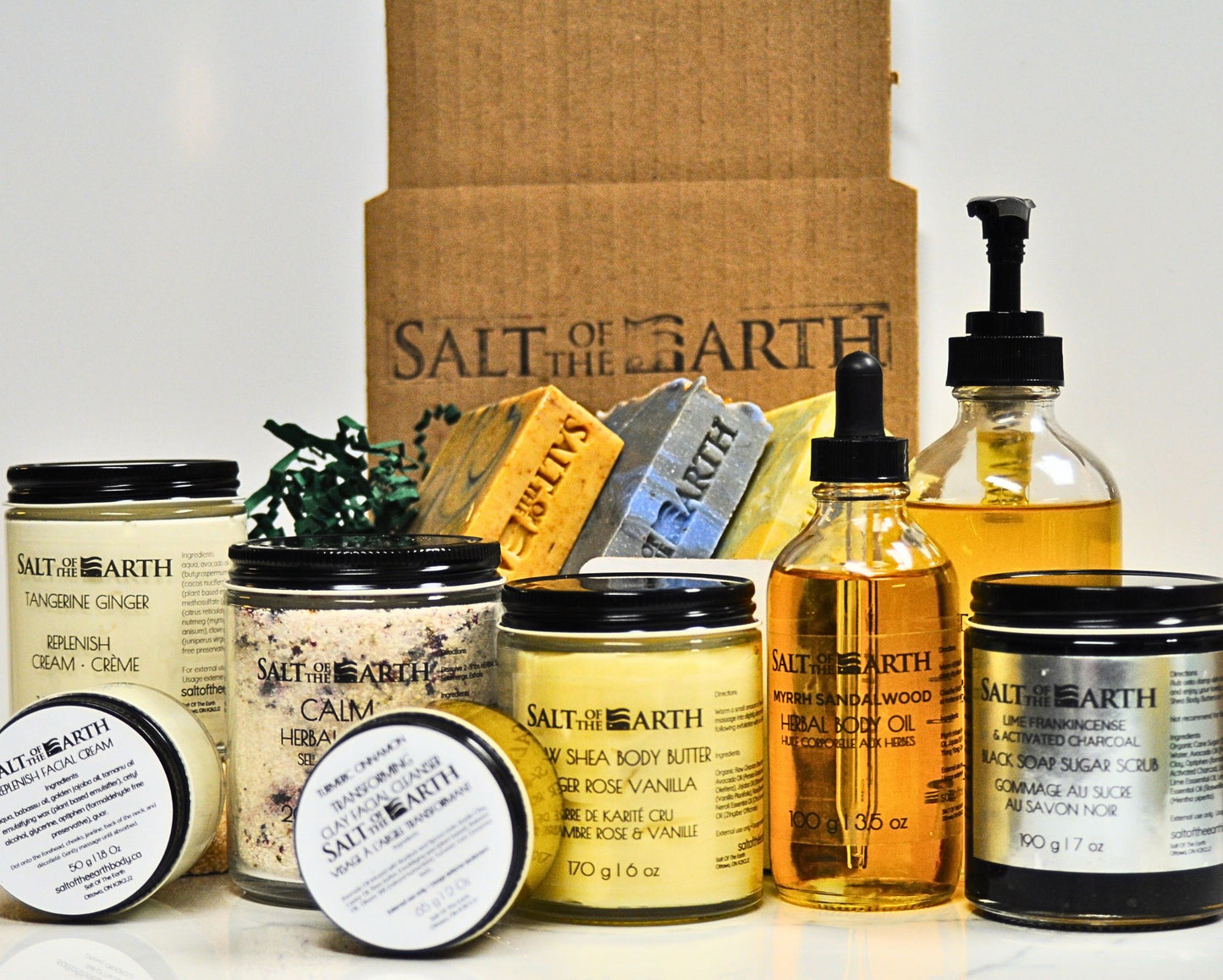 BOTANICAL SKINCARE SPA BOX - SALT OF THE EARTH