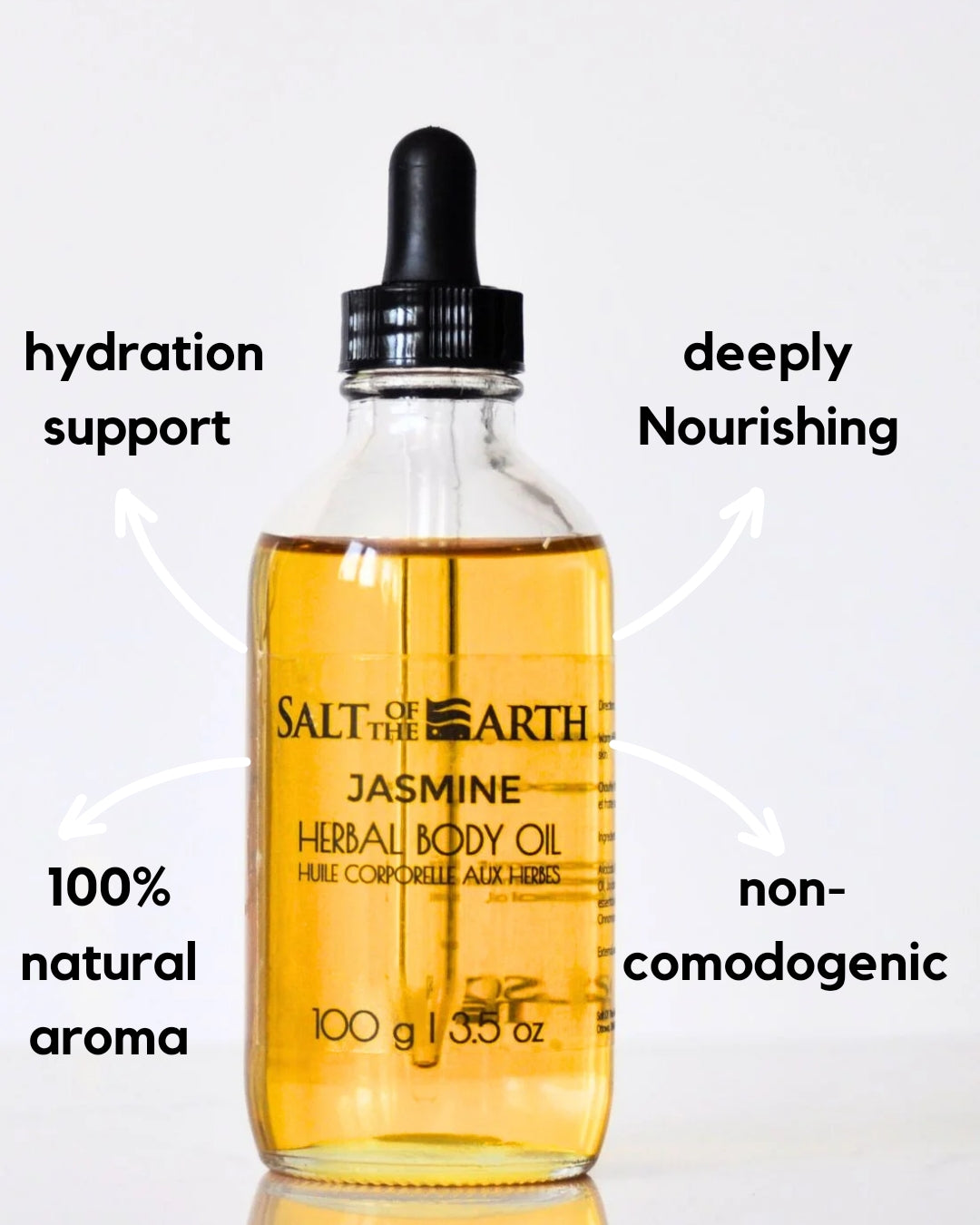 ENRICHED NOURISHING & FRAGRANT HERBAL BODY OIL - SALT OF THE EARTH