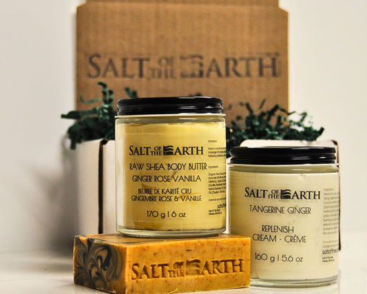 GINGER TRIO | CLEANSE  HYDRATE & SEAL - SALT OF THE EARTH