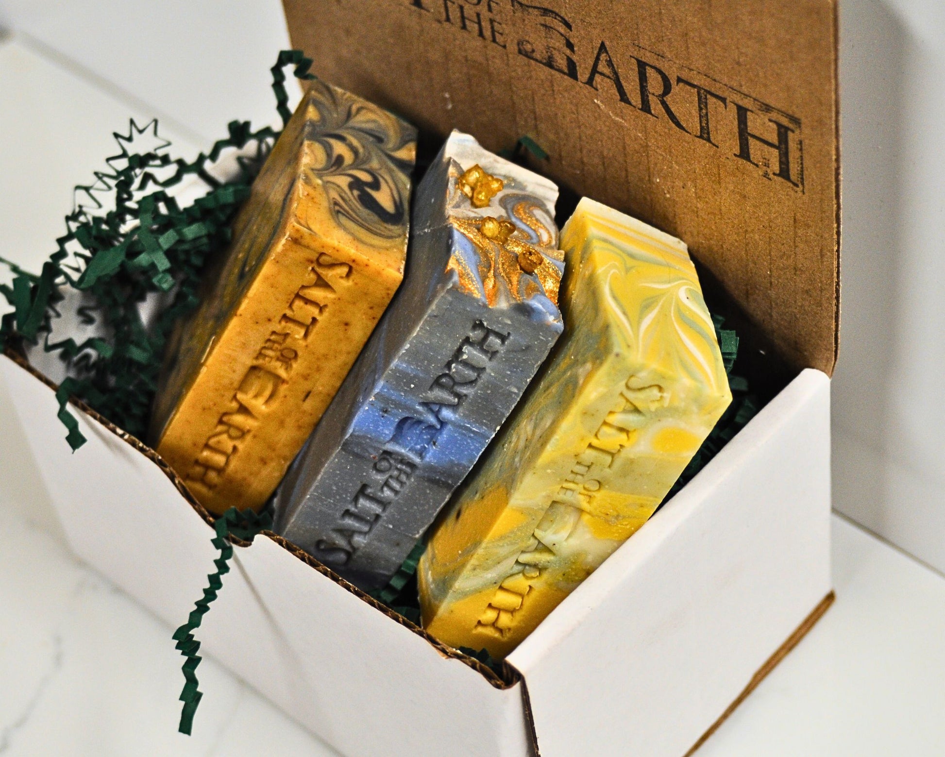 ARTISAN SOAP SETS | BOTANICAL HANDCRAFED BARS - SALT OF THE EARTH