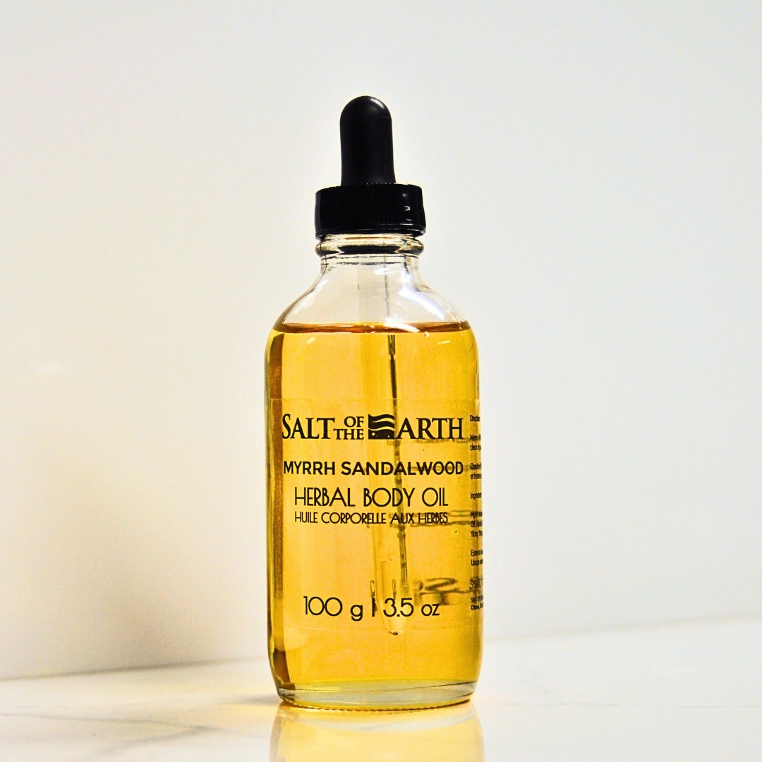 ENRICHED NOURISHING & FRAGRANT HERBAL BODY OIL - SALT OF THE EARTH