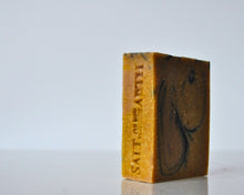 Load image into Gallery viewer, GINGER TANGERINE | NATURAL ARTISAN SOAP BAR - SALT OF THE EARTH

