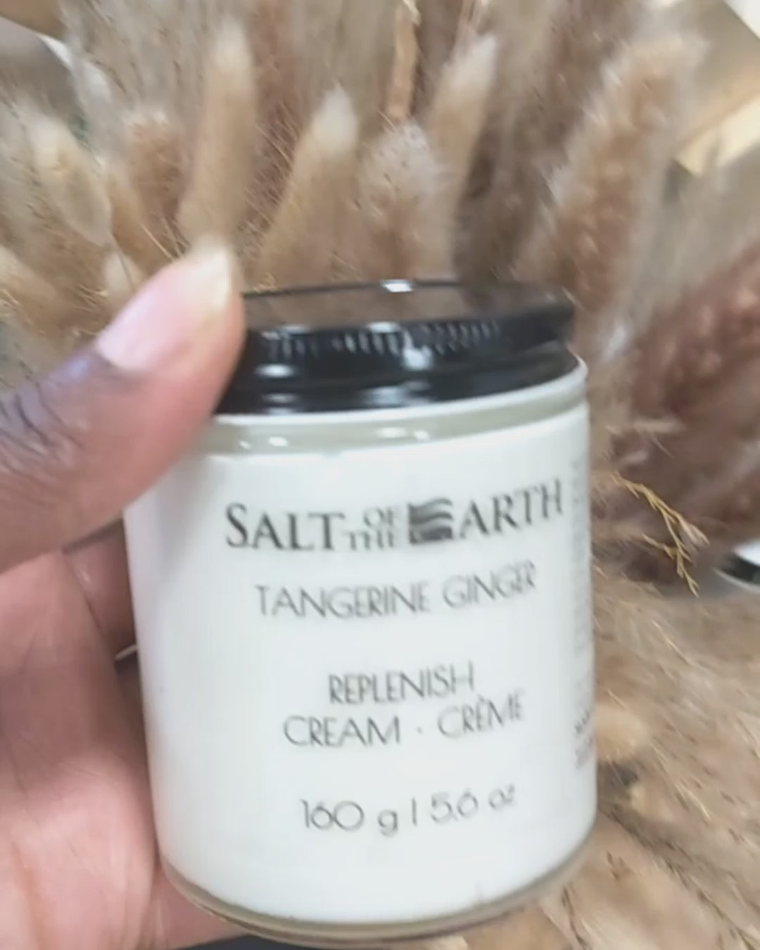 tangerine ginger replenish cream for hand care and body care salt of the earth body ottawa