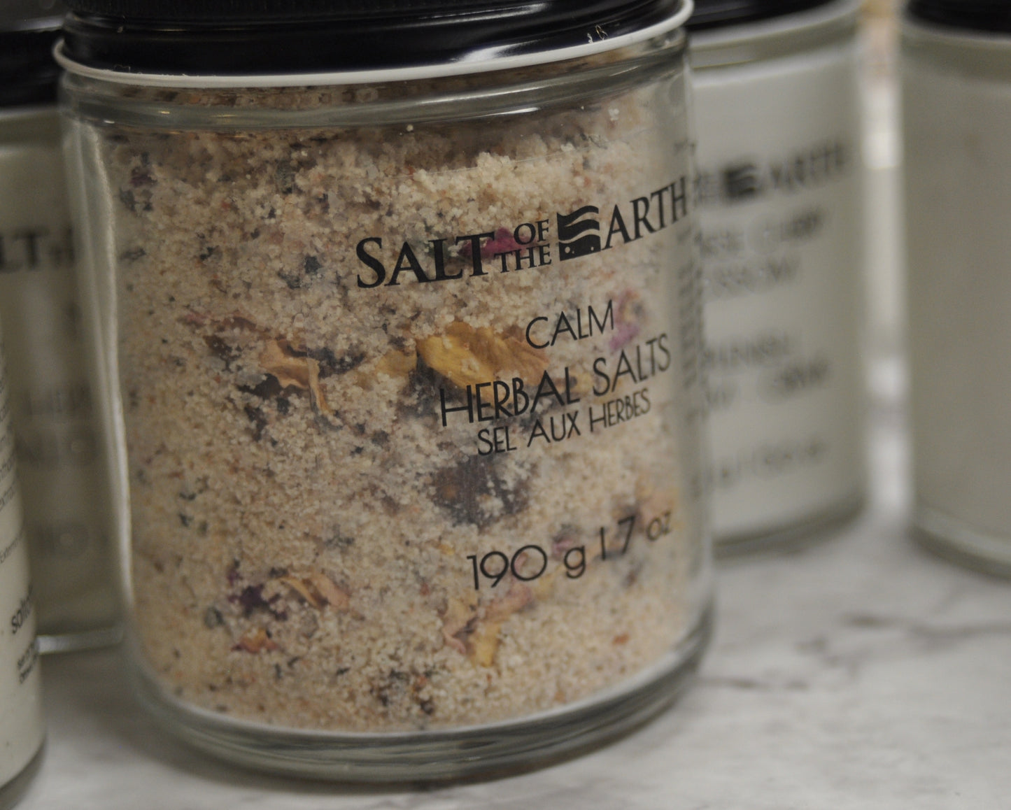 HERBAL BATH SALTS | HIBISCUS AND SAGE SKIN & MUSCLE CARE - SALT OF THE EARTH