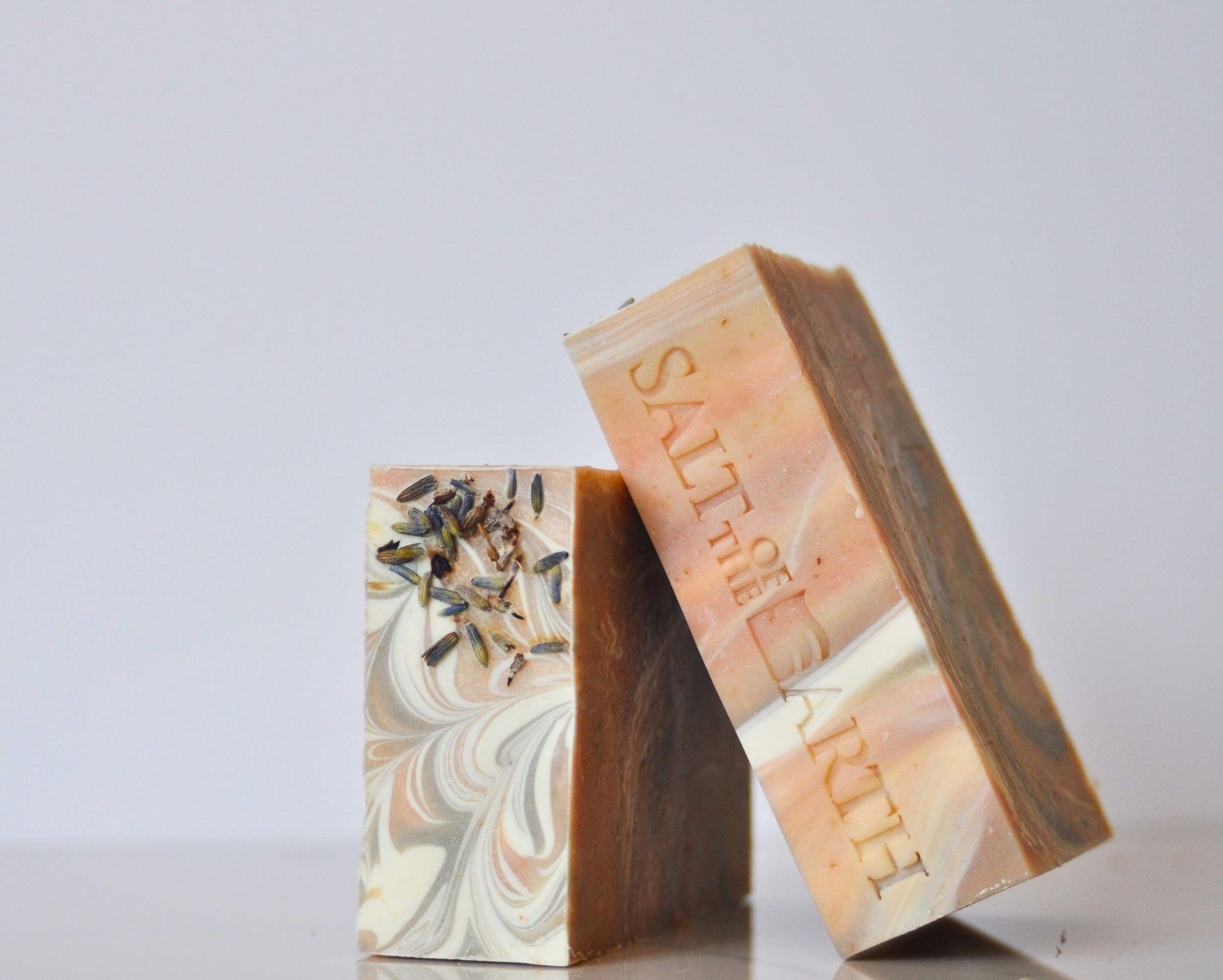 OATMILK & LAVENDER |  SHEA BUTTER TRANQUILITY & RELAXATION ARTISAN BAR SOAP - SALT OF THE EARTH
