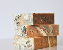Load image into Gallery viewer, OATMILK &amp; LAVENDER |  SHEA BUTTER TRANQUILITY &amp; RELAXATION ARTISAN BAR SOAP - SALT OF THE EARTH

