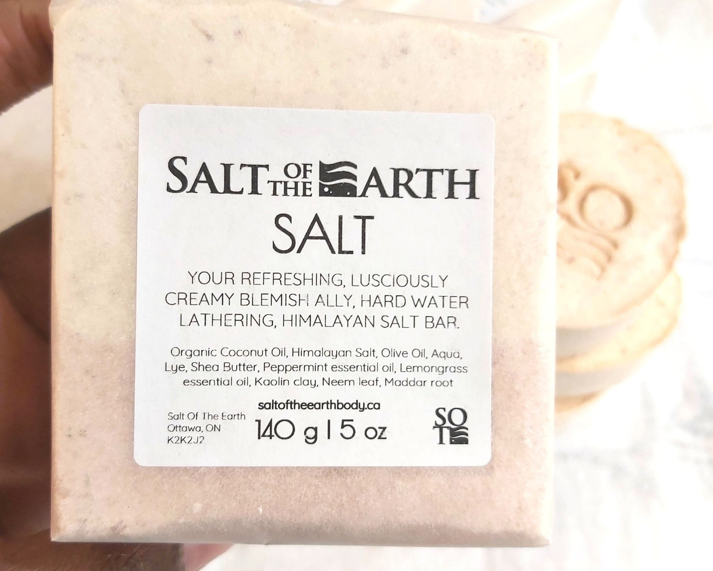 SALT | HIMALAYAN SALT & NEEM NATURAL SOAP - SALT OF THE EARTH